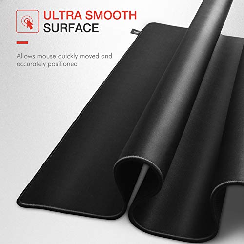 havit Alfombrilla ratón Ordenador Extended XXXL (1000 x 430 x 4 mm), Superficie Impermeable y Base de Goma Antideslizante para Gamers, PC y Portátil(MP857)
