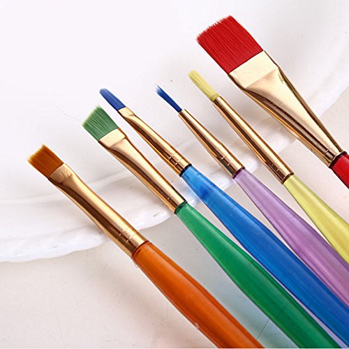 Heatigo - 6 pinceles para pasteles, fondant, decoración de pasteles, pinceles para hacer galletas, herramientas para hornear, accesorios de cocina