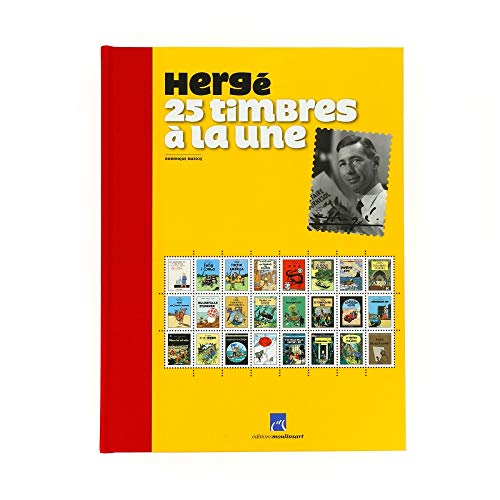Hergé 25 Timbres à la une