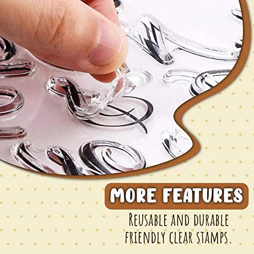Herramienta de sello de alfabeto para tartas, letras del alfabeto cursivas elegantes y reutilizables para moldear tartas en relieve, para fondants, tartas, galletas y otros pasteles