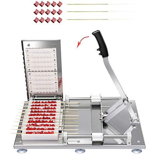 HFJKD 10 Agujeros Kebab-Maker Fleischspieß Werkzeug Barbacoa Pinchos de Carne Comercial Pinchos Fabricante de La Herramienta de Pincho de La Máquina