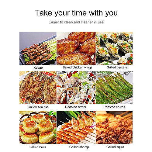HHHY - Barbacoa de Mesa Tradicional Japonesa Hibachi, Parrilla portátil de carbón Vegetal con Bandeja Antiadherente