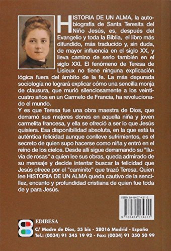 Historia de un alma (Edibesa de bolsillo)