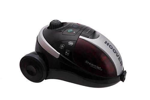 Hoover SCM1600 - Vaporeta, Potencia 1600W, 5 bares, Lista en 9min, Autonomía 30min, Capacidad 1,5L, Múltiples accesorios incluidos, Color Rojo