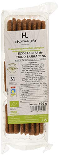 Horno de Leña Ecogalleta de Trigo Sarraceno, 190g, Pack de 1