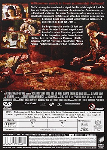 Hostel 2 (Kinofassung) [Alemania] [DVD]