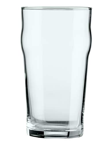 Hostelvia - Nonic Vaso de Cerveza de Pinta 56 cl - Pack de 12