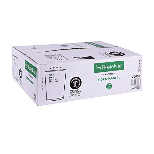 Hostelvia - Vasos Sidra Maxi 50 tensionado caja-12