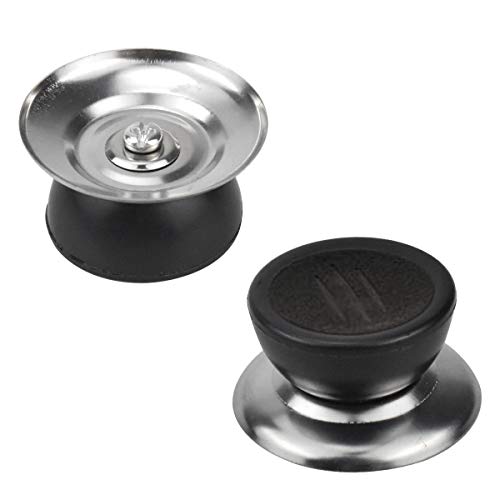 HQdeal Juego de 6 Perillas de Repuesto para Tapa de Sartén, Perillas para Tapa de Cacerola, Mango de Perilla para Tapas de Ollas y Salsas