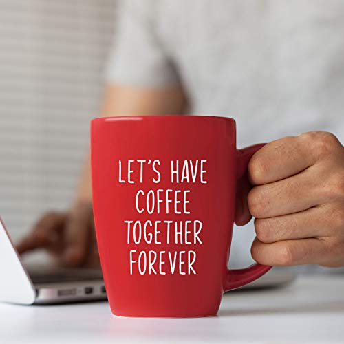 HUMOR US HOME GOODS día del Regalo de cumpleaños Ideas de la Madre (A Poem for Mornings) Rojo 15 oz