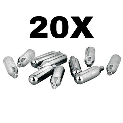 IBILI N2O Cargador Sifones De Nata 8g Caja 20Pcs X N2O IBILI Carga CAPSULAS Gas para Todas SIFON Nata