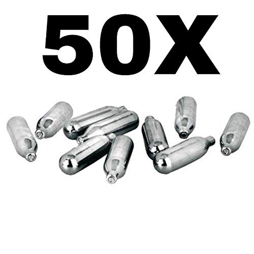 IBILI N2O Cargador Sifones De Nata 8g Caja 50Pcs X N2O IBILI Carga CAPSULAS Gas para Todas SIFON Nata