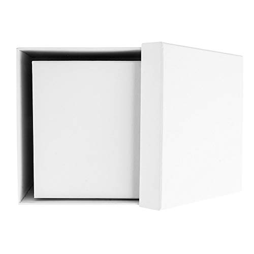 Ideas con corazón cajas de regalo con tapa, cajas de cartón | juego de 5 | 5 tamaños diferentes entre sí grandes y pequeñas | de cartón estable | ideal para cumpleaños y bodas | cuadrado de 6 a 14 cm