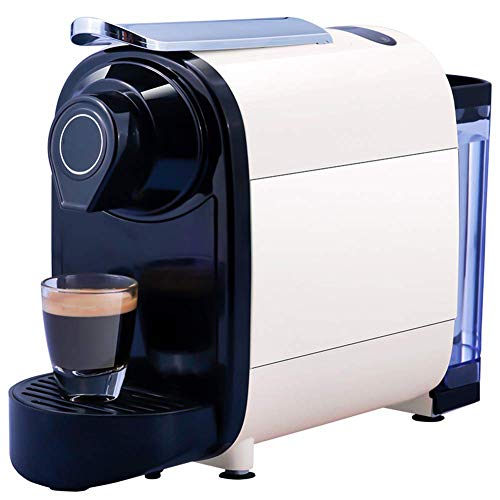 Individual Cafetera, cápsula de café, Mini One-Click Máquina de café/Espresso multifunción máquina Adecuada for el Camp Ministerio del Interior, Naranja ggsm (Color : White)