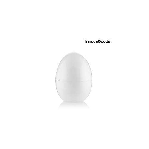 Innovagoods bb_V0101051 Cuecehuevos Para Microondas Con Recetario Boilegg, Blanco