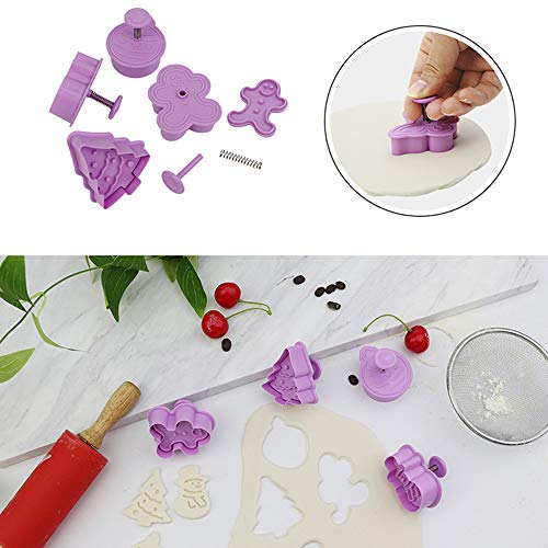 IWILCS Moldes para galletas, Moldes para galletas con expulsor, para Pascua, día de San Valentín, galletas de fondant, guirnaldas de Acción de Gracias(20pcs)