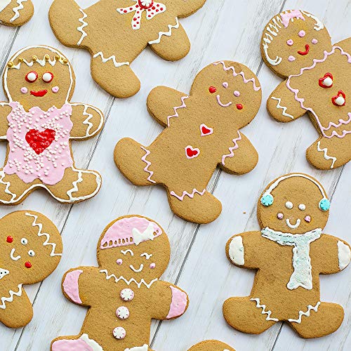 IWILCS Moldes para galletas, Moldes para galletas con expulsor, para Pascua, día de San Valentín, galletas de fondant, guirnaldas de Acción de Gracias(20pcs)