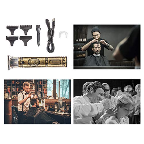 J TOHLO Profesional Hombres, Cortadora de Cabello Cortapelos, para Hombres Maquina de Cortar Pelos Profesional Cortadora de Barba, Máquina Cortar Pelo Inalámbrico Batería