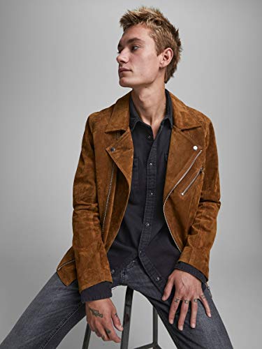 Jack & Jones Jjesheridan Shirt L/s Camisa Vaquera, Negro (Black Denim Fit:Slim), X-Large para Hombre