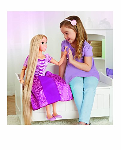 Jakks Pacific- Princesas Disney, muñeca Rapunzel tamaño Especial (80 cm), Multicolor (61773)