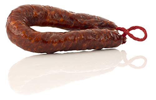 Jamón Serrano Curado Deshuesado 1 kg + Jamonero Kit + Chorizo Extra Sarta Dulce 200 gr