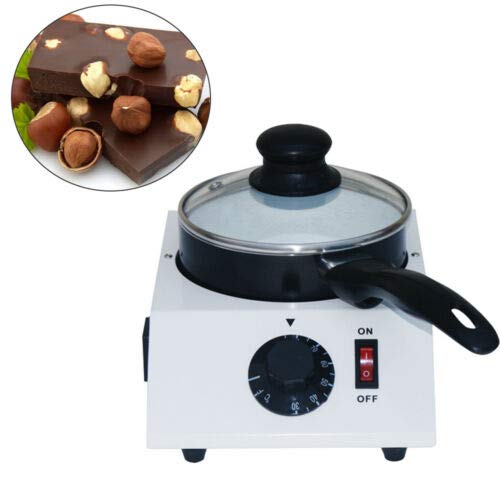 Jasemy - Máquina de cocción para hacer uno mismo chocolate eléctrico, fundir, fundir chocolate eléctrico, calentar la cerámica, antiadherente