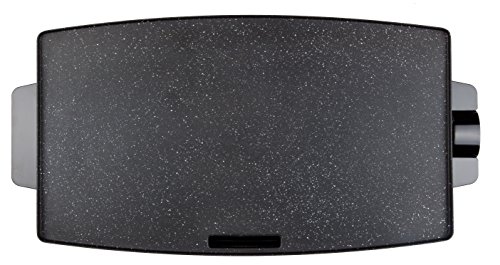 Jata GR603 Plancha de Asar Eléctrica XXL Superficie XXL 60 x 35 cm Antiadherente Libre de PFOA con Bandeja Colectora de Salsas