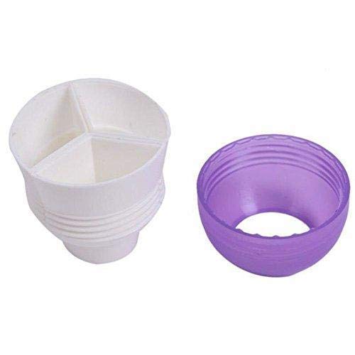 jeffyo Fondant Pasteles Decorar adaptador de 3 de color tartas Tã ¼ Caídas blã ¼ tenblã ¤ tter Tarta Jeringa Decoración garniertã ¼ lle spritztã ¼ Caídas manga pastelera dã ¼ se adaptador