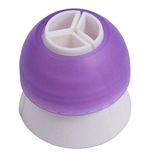 jeffyo Fondant Pasteles Decorar adaptador de 3 de color tartas Tã ¼ Caídas blã ¼ tenblã ¤ tter Tarta Jeringa Decoración garniertã ¼ lle spritztã ¼ Caídas manga pastelera dã ¼ se adaptador