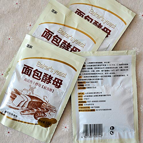 JENOR 13g Levadura De Pan Levadura Seca Altamente Activa Tolerancia a La Glucosa Ingrediente para Hornear Pasteles