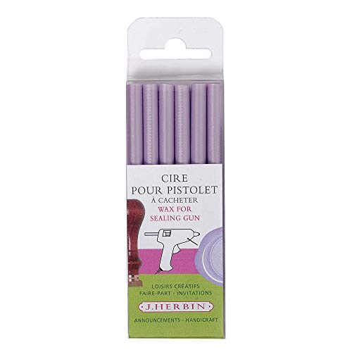 J.Herbin 35972T Cera de lacre Pistola 6 Sticks Soft Lilac
