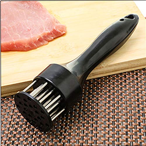 JICCH 2 Piezas Martillo de Carne Martillo de Filete de Aguja de ablandador de Carne para ablandar Ternera con Carne de Cerdo y Aves de Corral en la Cocina,silenciosa y sin Salpicaduras