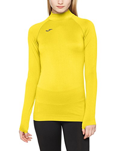 Joma Brama Classic Camiseta Térmica de Manga Larga, Unisex adulto, Amarillo, S/M