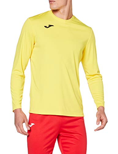 Joma Combi Camisetas Equip. M/L, Hombre, Amarillo