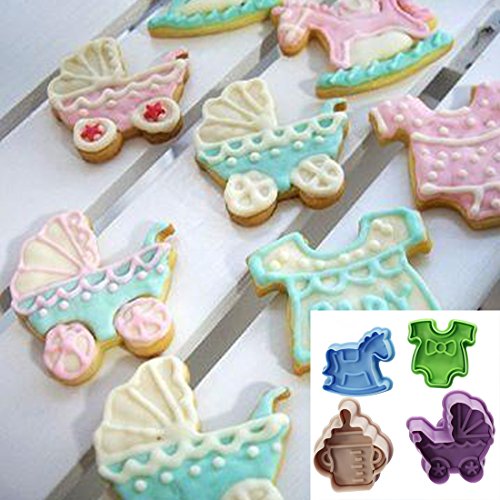 joyliveCY Cortador de Fondant o Galletas para Fiesta prenatal