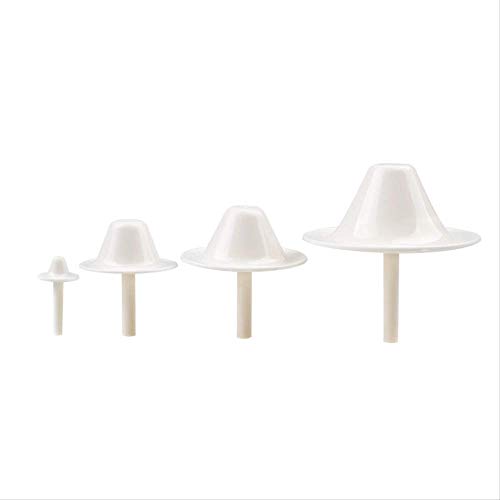 Juego de 4 utensilios para decoración de pasteles con forma de lirio
