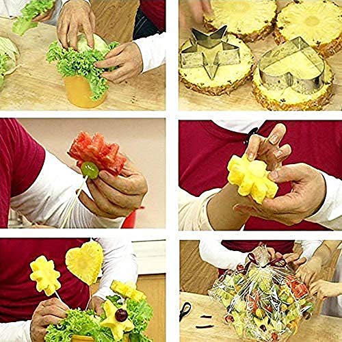 Juego de cortadores de galletas de 24 piezas, cortador de galletas geométricas pequeñas de acero inoxidable, herramientas de modelado de bricolaje para hornear decoración de pasteles con fondant
