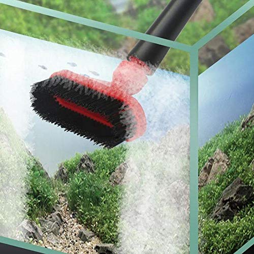 Juego de limpieza para peceras de acuario, kit de limpieza de acuarios para pecera, mango largo, cepillo para pecera, funcional, cinco herramientas de limpieza para acuario, limpieza telescópica, 5 en