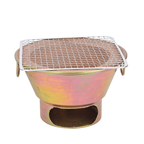 JXYNB Parrilla de carbón portátil compacta, Horno de carbón doméstico de Estufa de Arcilla para Barbacoa, Barro refractario Incorporado, Resistencia a Altas temperaturas