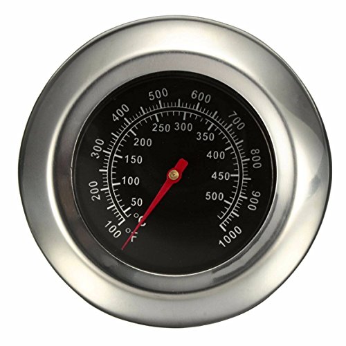 Jzhen Termómetro Barbacoa Horno de Acero Inoxidable