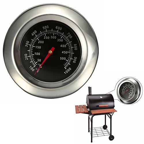 Jzhen Termómetro Barbacoa Horno de Acero Inoxidable