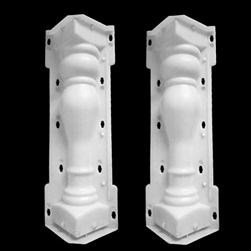Kamenda - Molde para balcón (60 x 14 cm), diseño de columna romana