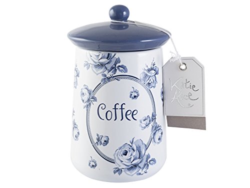 Katie Alice "Vintage Indigo Tarro para el café, Color Azul
