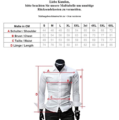 Kayhan Hombre Camisa Manga Corta, Florida Navy M