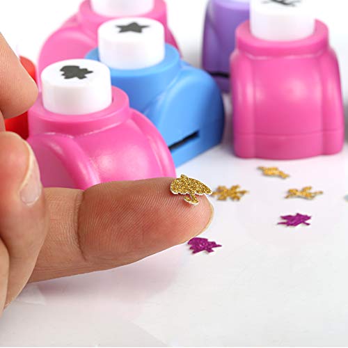 Kesote 24 Mini Perforadoras de Agujero a Mano Hole Puncher para Tarjetas Hágalo, Paper Works, Scrapbooking Perforadoras Papel de Diferentes Patrones