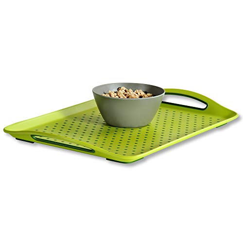 Kesper – Bandeja para Servir Antideslizante, plástico, Verde