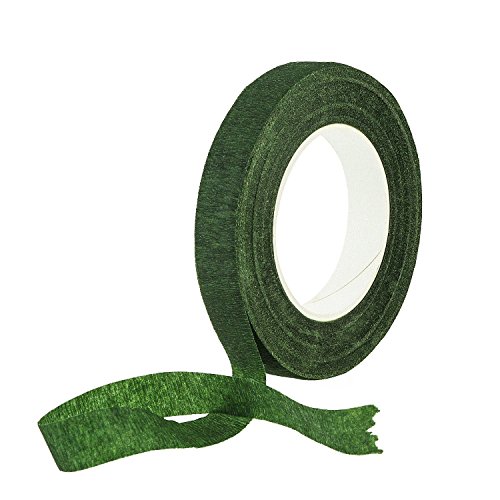 Kit de Herramienta de Arreglos Florales Cinta Floral Envoltura de Tallo 1/2 Pulgada por 30 Yardas, 22 Calibre Alambre Verde y 4 1/2 Pulgadas Cortador de Alambre