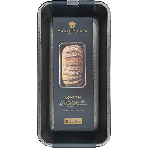 Kitchen Craft Molde Rectangular, Acero, Negro, 28 x 13 x 7 cm
