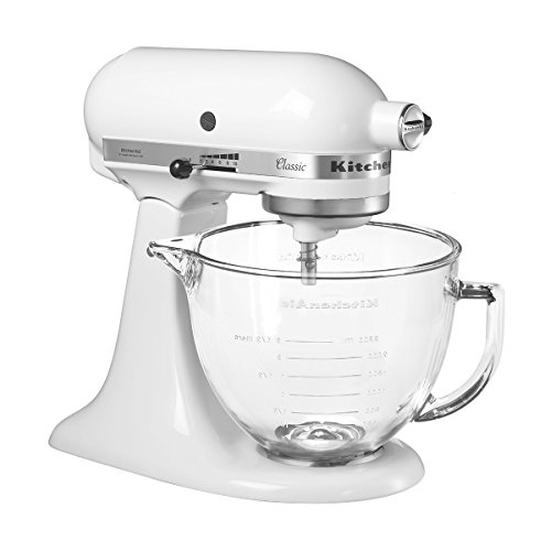 KitchenAid 5KGB - Bol de cristal con tapa de silicona, 4,83 litros