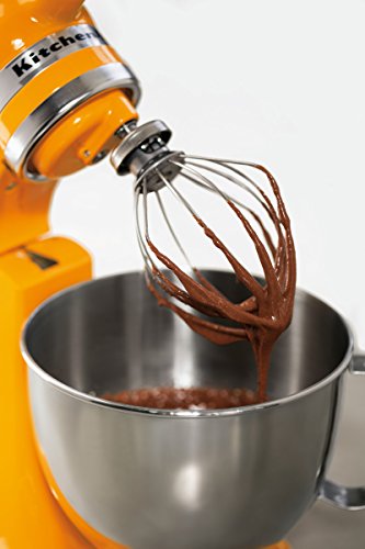 KitchenAid K45WW Accesorio monta claras para el robot de cocina 5KSM90/150, 150 W, 4.3 litros, Acero Inoxidable